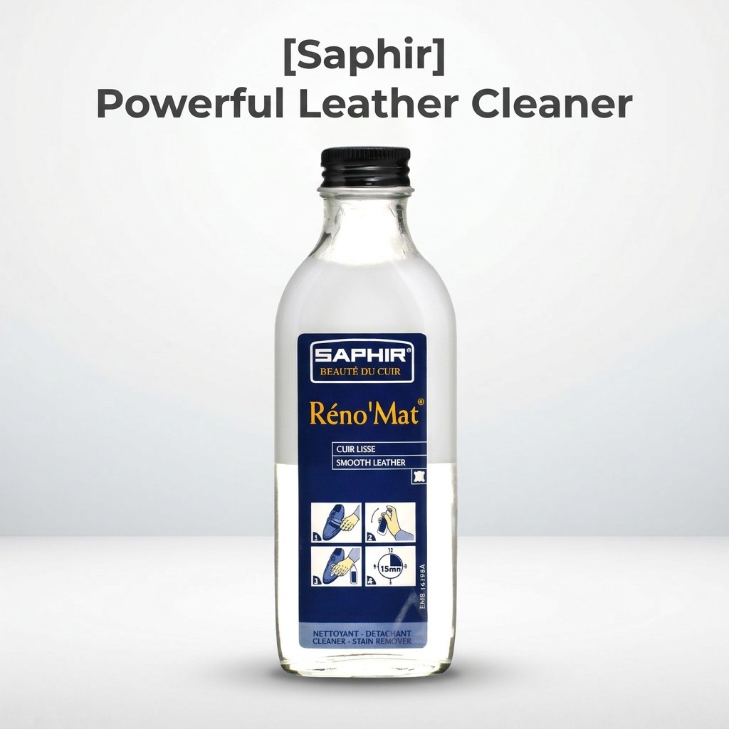 [Saフィル] Powerful Leather Cleaner Renomat Remover Stain Leather Shoes Leather Goods Care Dirt Remover