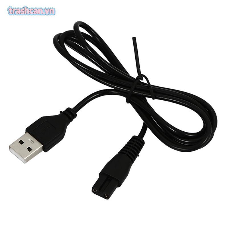 Tr 0.8 / 1M Cáp USB Dây Sạc Lỗ Đồng Phù Hợp Với 5V Đèn Pin Máy Cạo Râu Tóc Dây Đơn Lỗ 1.5 1.8 2.3 VN