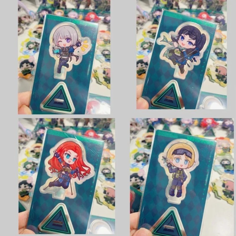 Standee Delta Force Mô Hình Mica Acrylic Chibi Nhân Vật Gale Claw Voodoo Luna Trang Trí Bàn Học Quà 