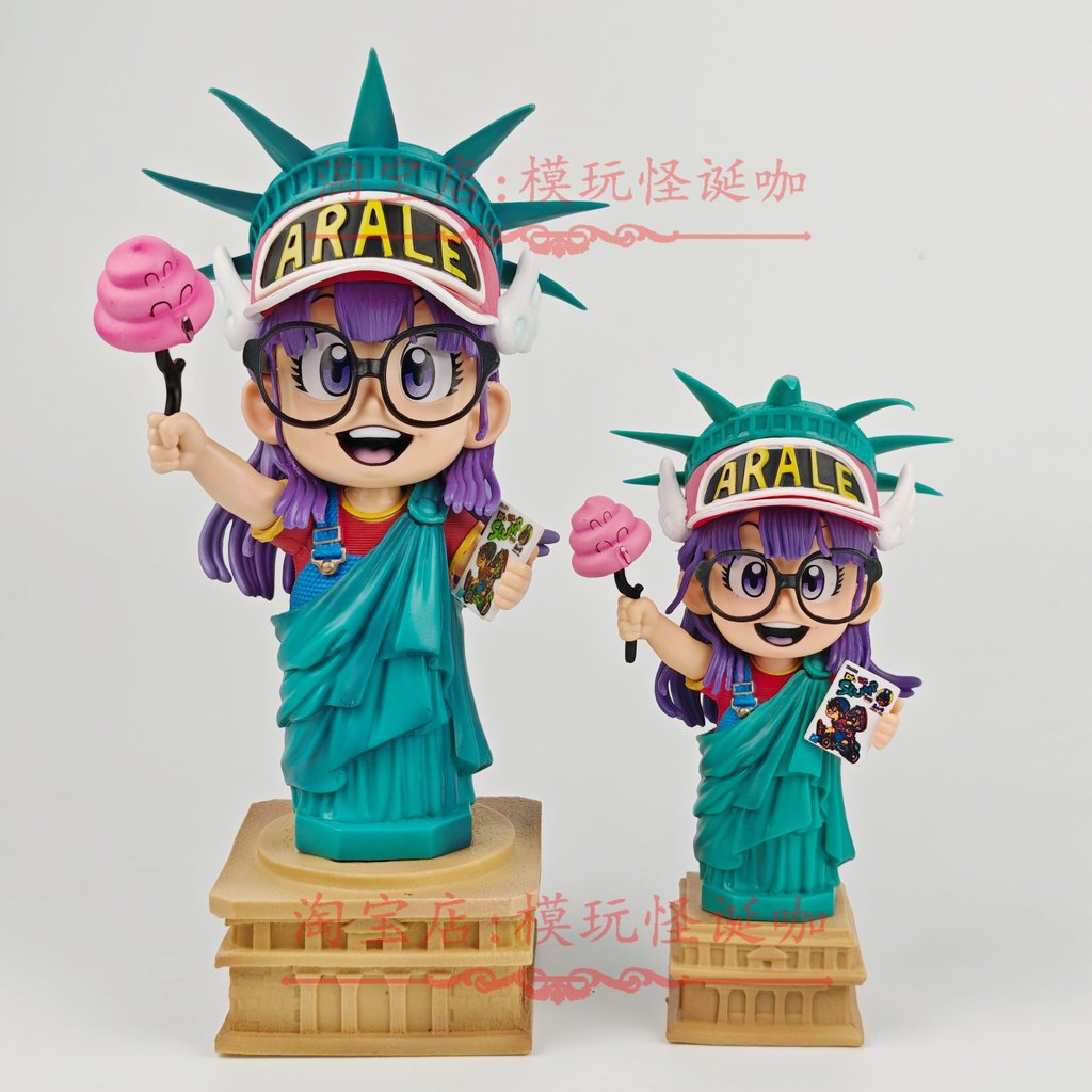 Dragon Ball IQ Tiến sĩ Cô Gái Đẹp Alalei COS Tượng Nữ Thần Tự Do Hình Mẫu Trang Trí Máy Tính Để Bàn