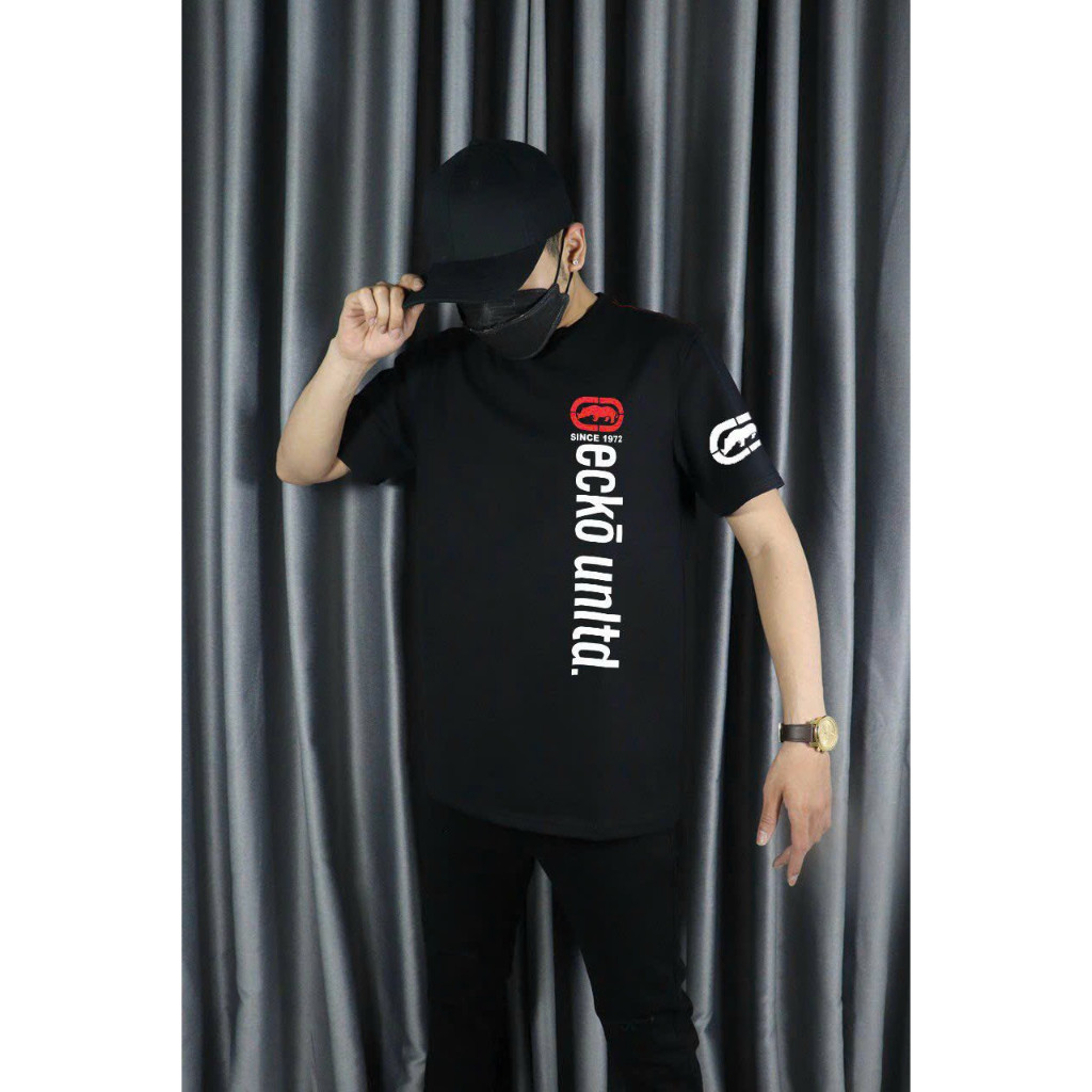 Nam nữ áo thun cotton nguyên chất, in chữ size lớn - ECKO UNLTD