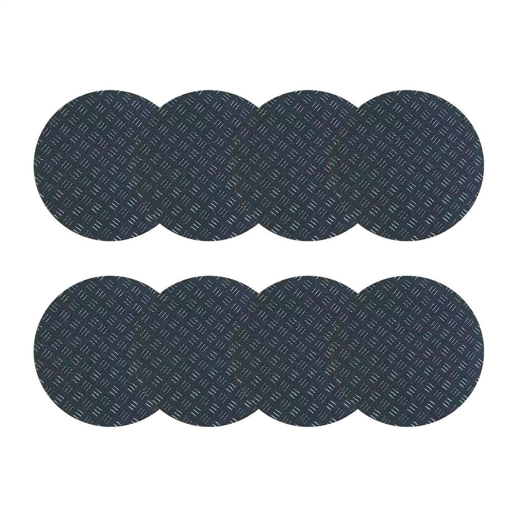 Noise Reduction Mat for Treadmill Treadmill Pad for Carpet Non-Slip Round 8 Piece Foam Padded Noise 