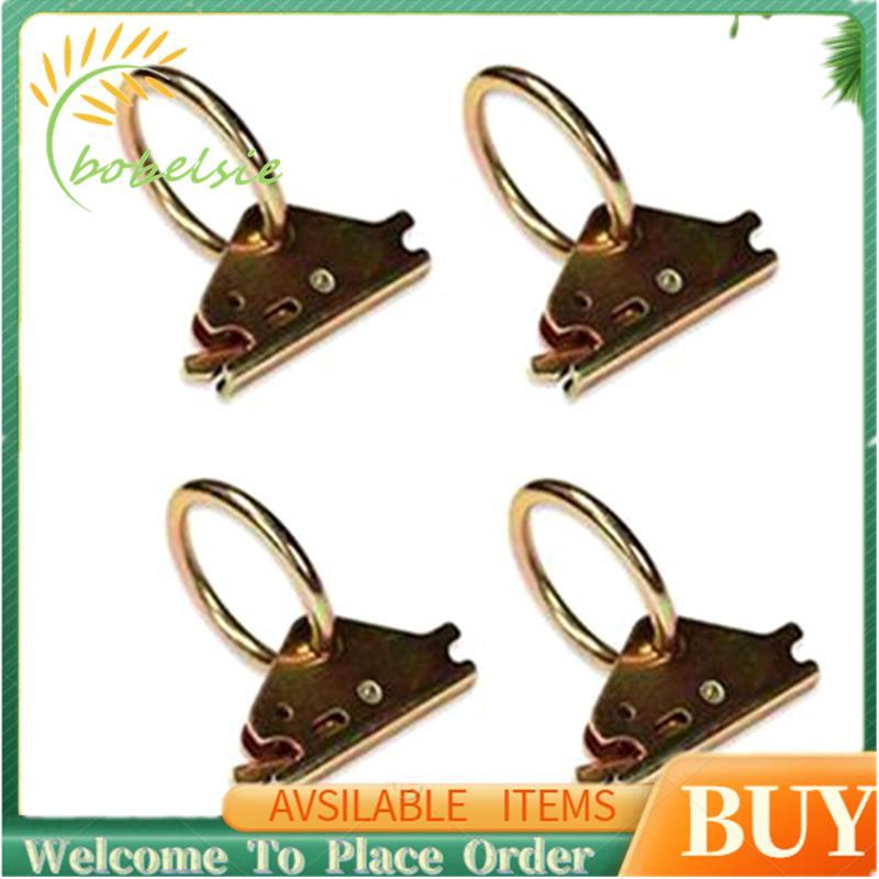 4 Gói Thép E-Track O-Ring Tie-Down Neo cho E-Track Tie-Down Hệ thống Hàng hóa an toàn trong Xe kéo p