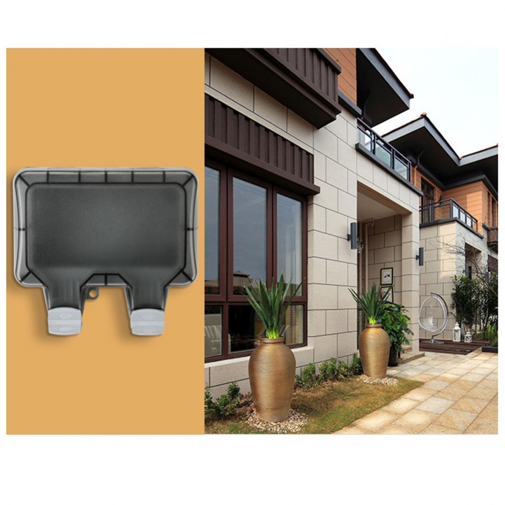 【Clearance】16A IP66 Waterproof Socket Box 2gang EU Type Switch for Parking Lot Applications【LAGO-VN】