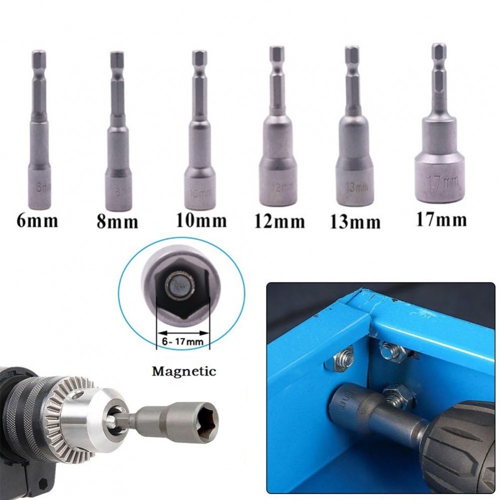 【Clearance】65mm Socket Wrench Hex Socket Hexagon Nut 6PCS 65mm Socket Adapter Socket Wrench【LAGO-VN】