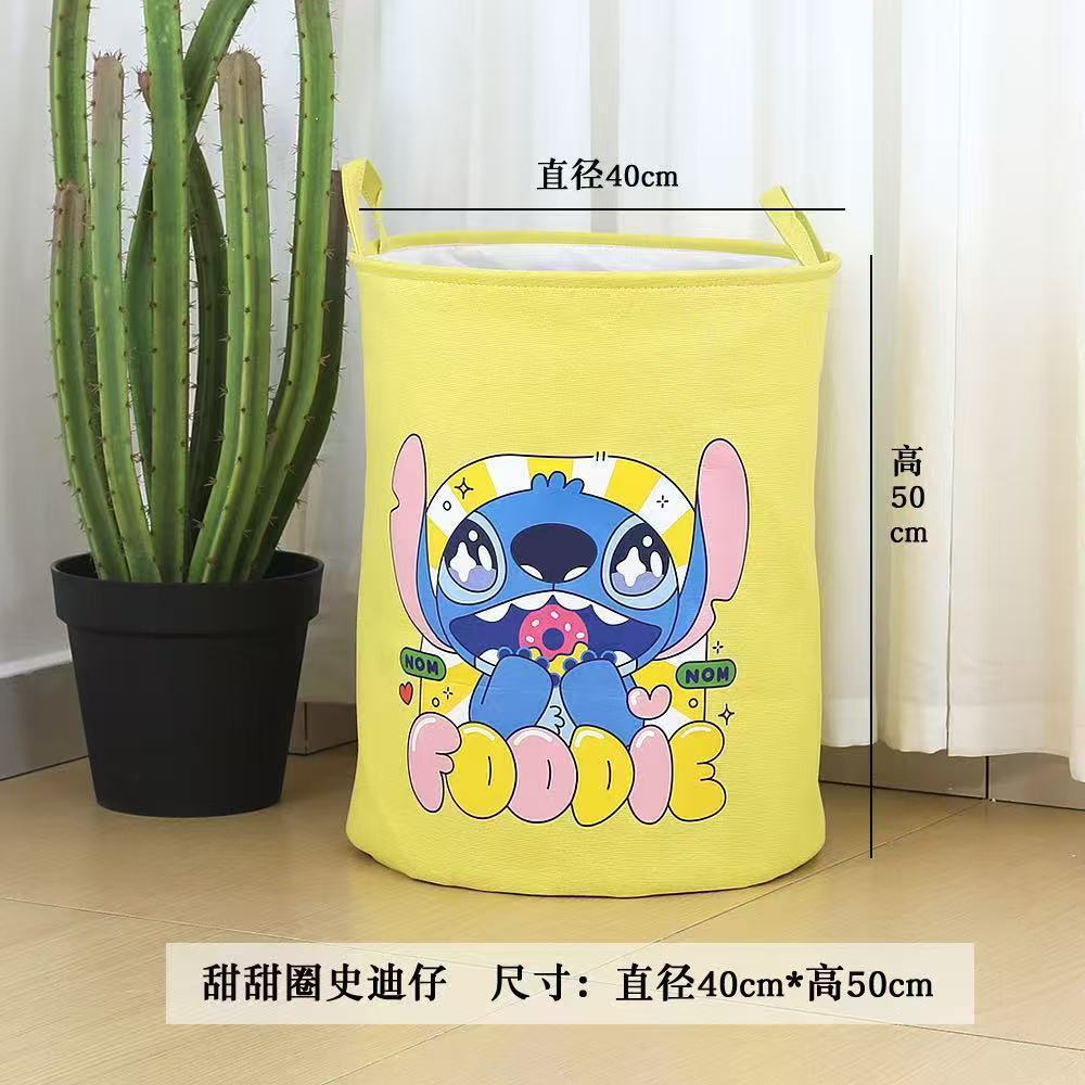 New Product#Disney Thickened Storage Bucket Household Organizer Box Children's Toy Storage Clothes D