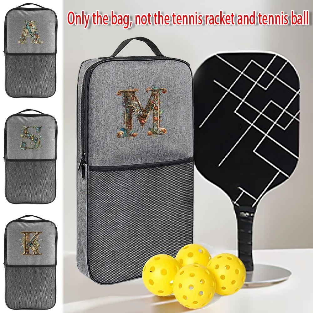HOT Pickleball Duffel Bag Grey Pickleball Bag With Top Carry Handle Single Strap Pickleball Backpack