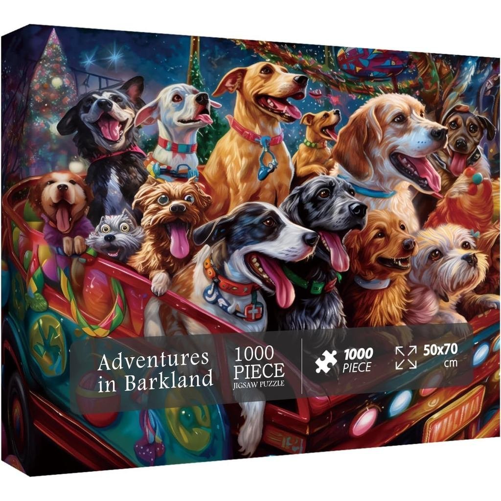 Câu đố ghép hình cho chó dành cho người lớn, Câu đố ghép hình chó con ngộ nghĩnh 1000 mảnh, Câu đố đ