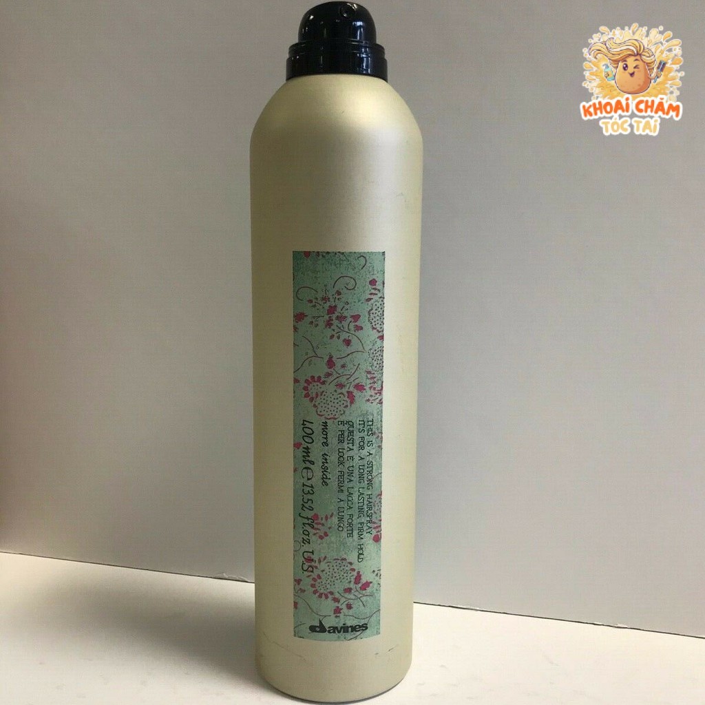 Gôm xịt cứng Davines Strong Hairspray 400ml - MQK
