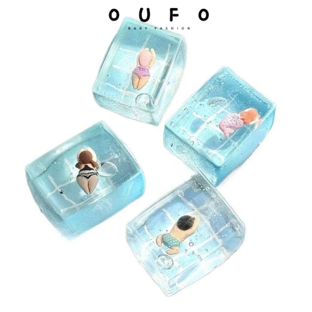 Đồ chơi bóp bể bơi OUFO, TPR Giảm lo âu Đồ chơi Fidget phục hồi chậm, Thư giãn mềm mại Phong cách ng