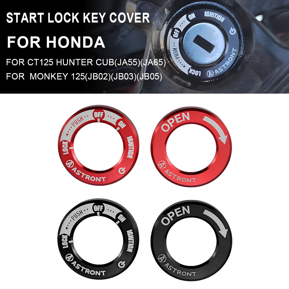 Xe Máy CNC Đánh Lửa Vòng Bắt Đầu Khóa Chìa Khóa Dành Cho Xe Honda Hunter CT125 Trail125 Monkey125 CB