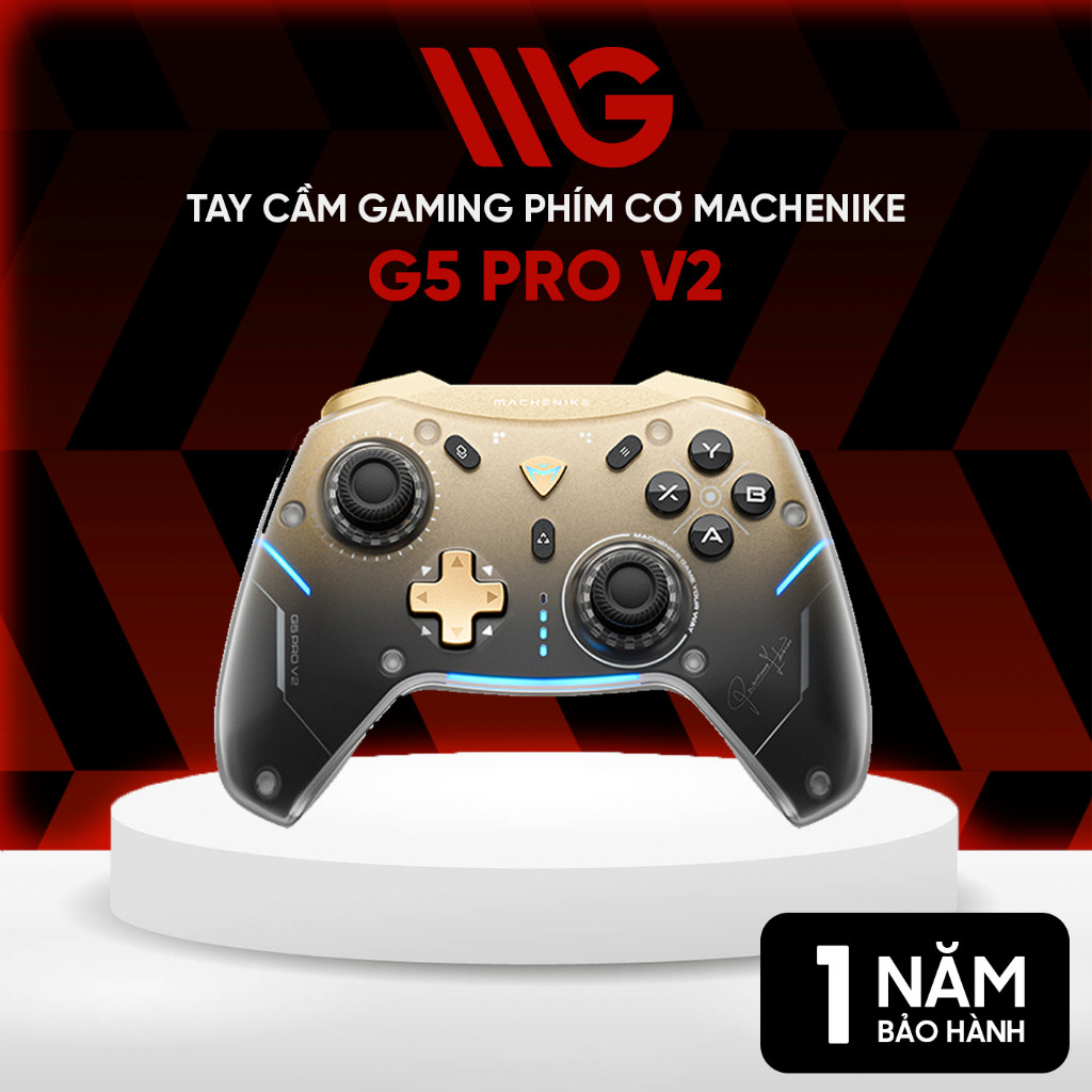 Tay Cầm Gaming Phím Cơ Machenike G5 Pro V2 Tri-Mode Premium Controlle