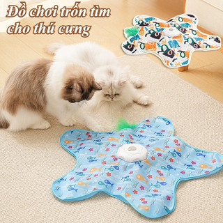 Đồ Chơi Tương Tác Cho Mèo Sao Biển, Giảm Nhàm Chán, Trò Chơi Ẩn Tìm, Kích Thích Bản Năng Săn Mồi
