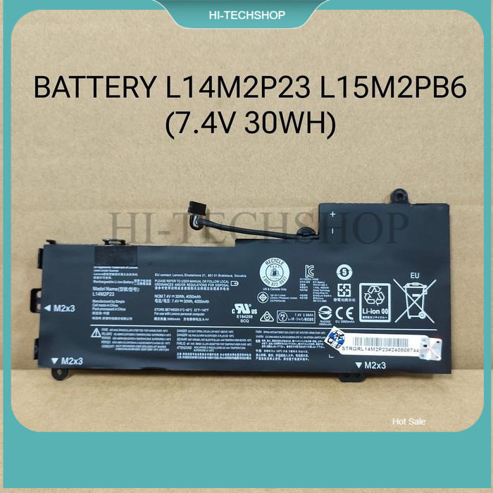 ⭐ ⭐[ZIN] Pin laptop Lenovo IdeaPad 100 14IBY U31 U30 U30-70 L14L2P22  L14M2P23