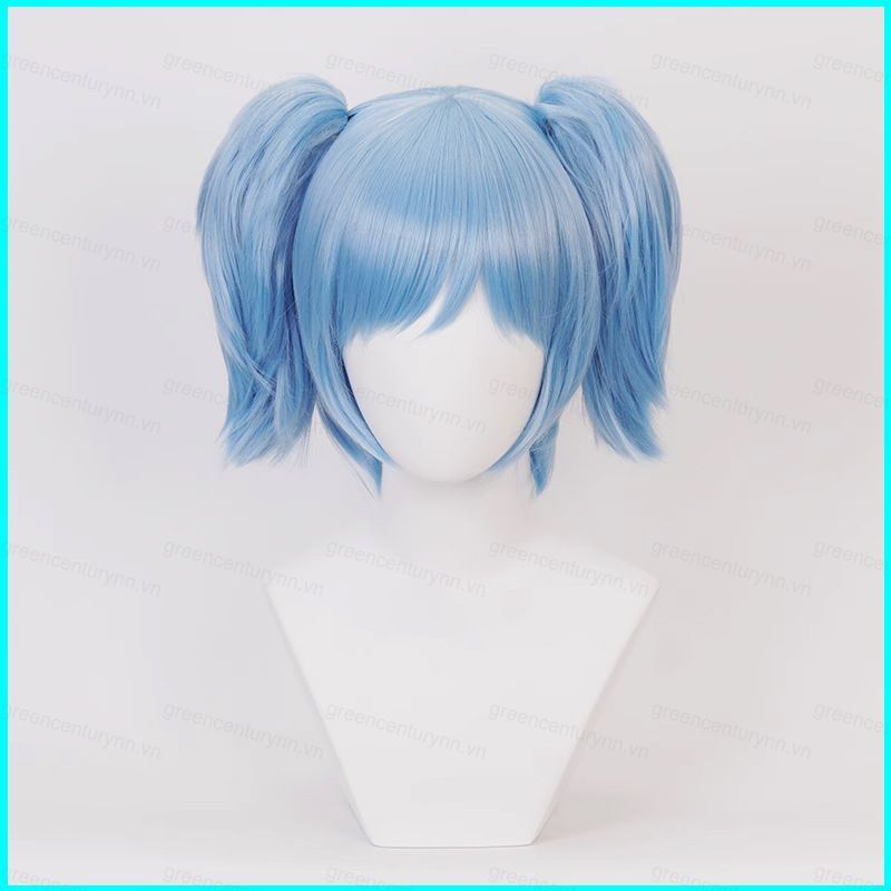 Tóc giả cosplay mặt Shiota Nagisa màu xanh chịu nhiệt - Perfect cho tiệc Halloween