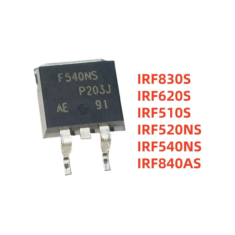 5 Chiếc IRF510S IRF520NS IRF540NS IRF620S IRF830S IRF840AS TO-263 Hiệu Ứng Trường Transistor