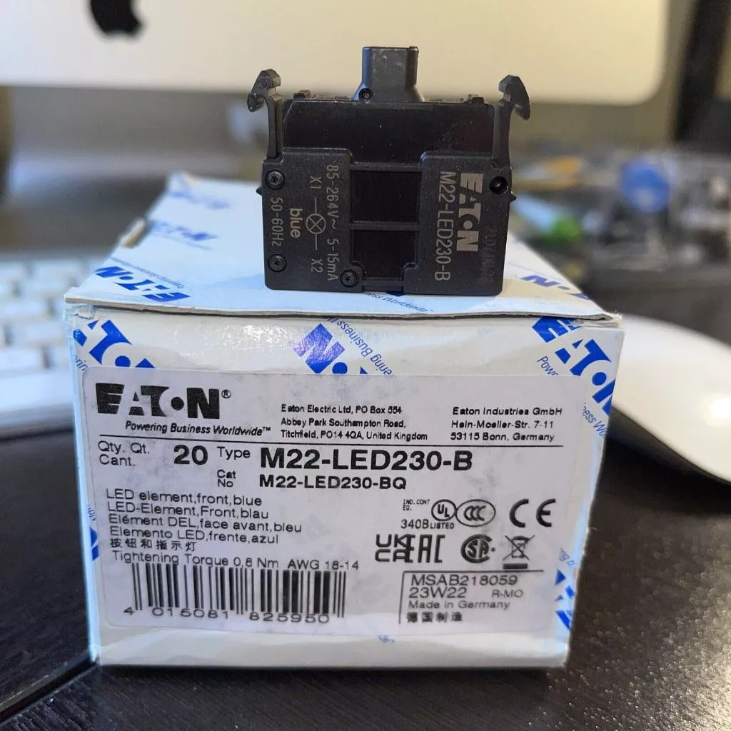 EATON EATON với mô-đun đế đèn M22-LED230-W-R-B-G 85-264V Nhập khẩu từ Đức