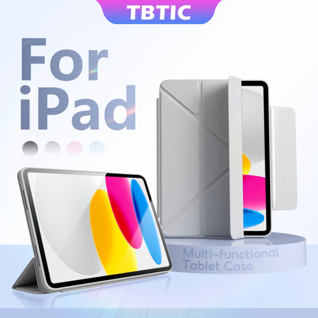 TBTIC Cho iPad Ốp Lưng Không Có Bút Chì 11th A16 2025 Thế Hệ 10 10.9 Vỏ Da A3354 A3355 A3356 A2696 A