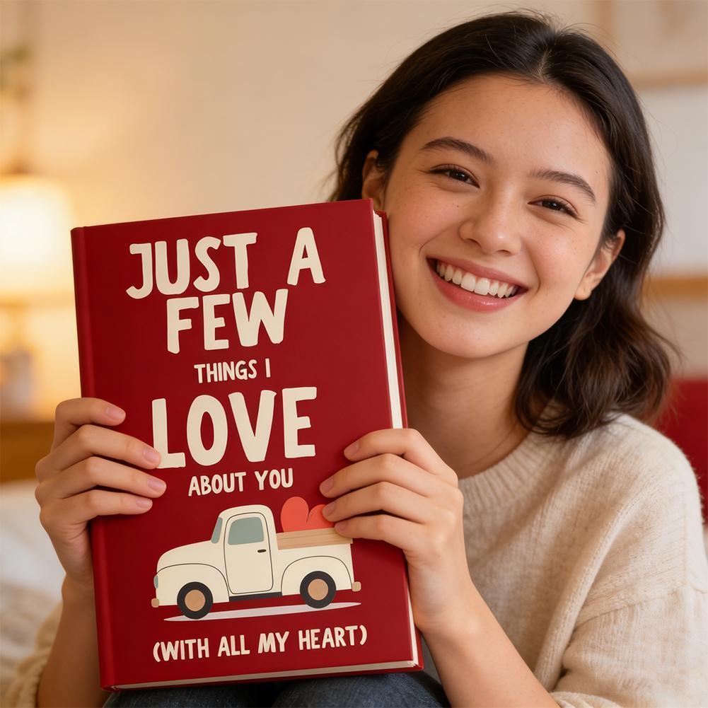 Sổ tay Just A Few Things I Love About You (with All Gift Love My Notebook Valentine 's Heart) G6a9