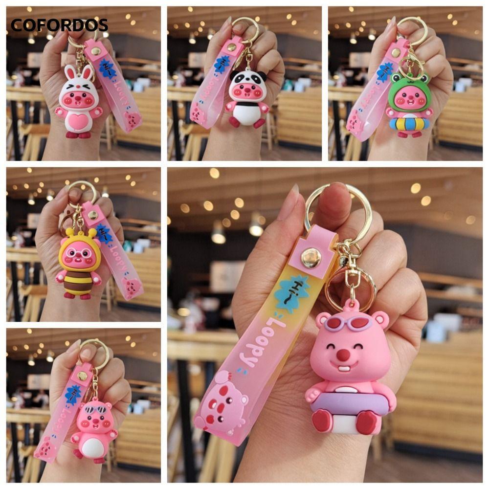 Cofordos Loopy Móc Khóa, Loopy Doll Hoạt Hình Thắt Lưng Khóa, Phụ Kiện Thời Trang Di Động Anime Xe C