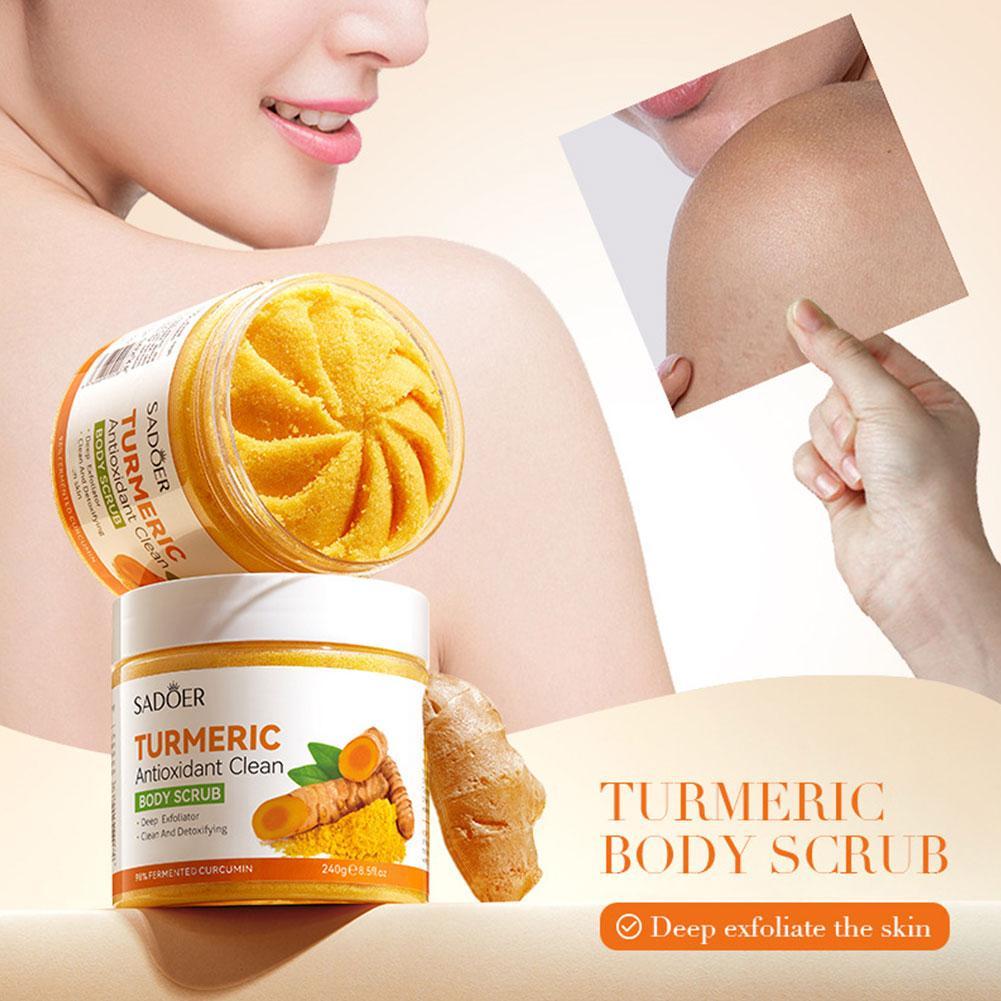 Body Scrub Fade Dark Spots Acne Deep Cleaning Natural Organic Scrub Thích hợp cho cơ thể J2z0
