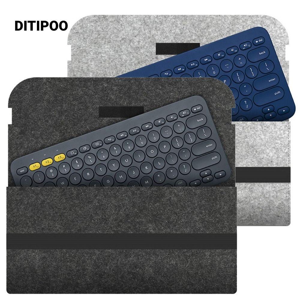 Túi đựng bàn phím không dây DITIPOO, Tay bàn phím di động chống bụi, Vỏ bảo vệ nỉ nhẹ chống sốc chuy