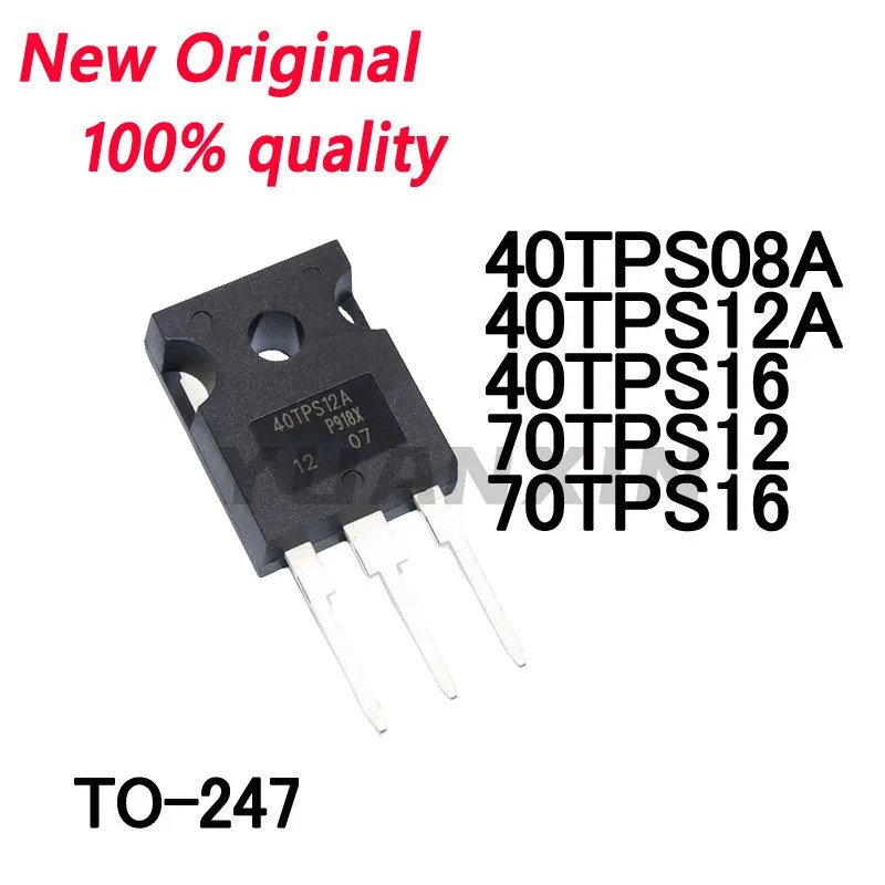 5 CÁI 40TPS08A 40TPS12A 40TPS16 70TPS12 70TPS16 40A70A / 1200V1600V TO-247 Máy cạo râu một chiều Còn