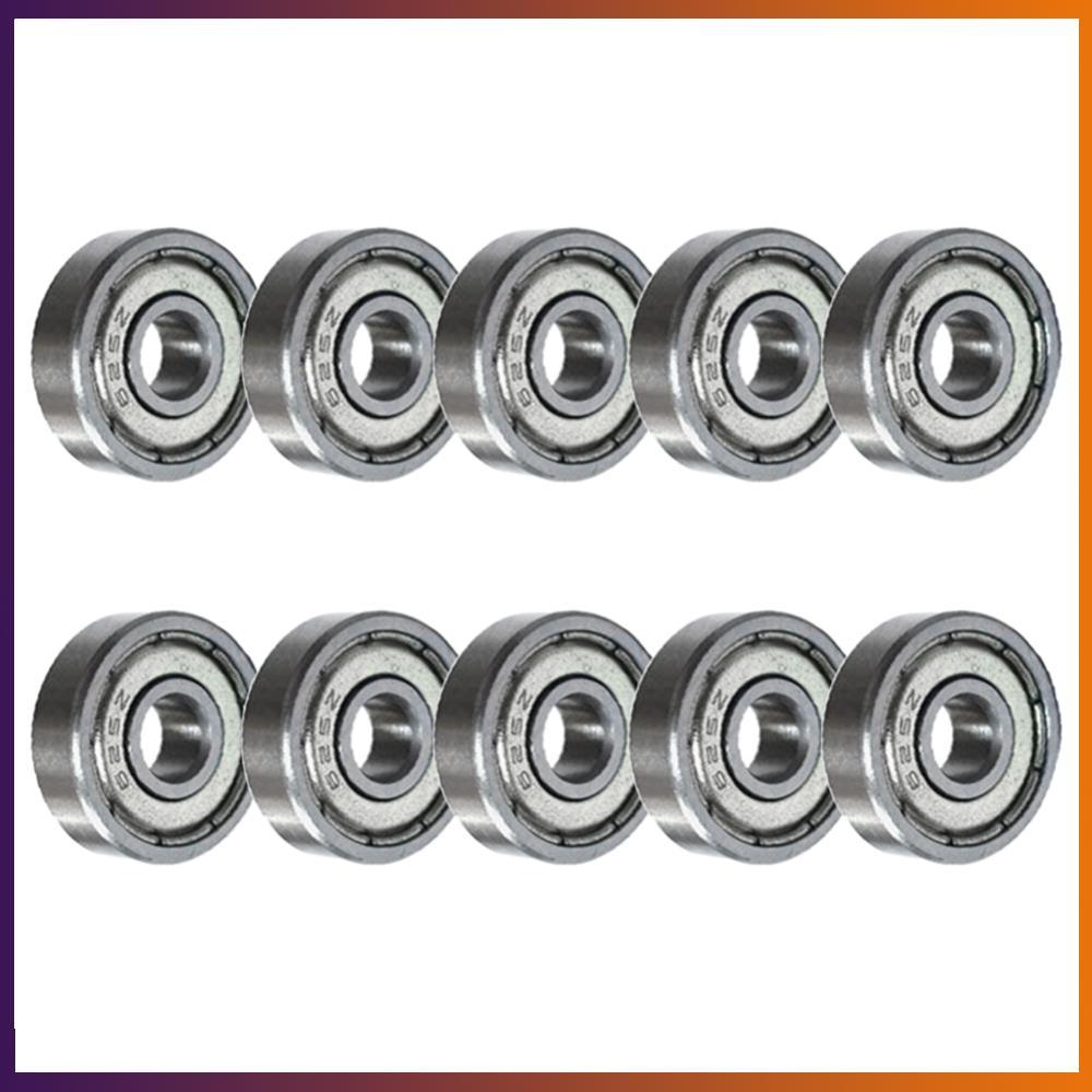 10 Chiếc Vòng Bi Rãnh Sâu 625ZZ Im Lặng Vòng Bi Nhỏ Cho Ván Trượt Xe Tay Ga