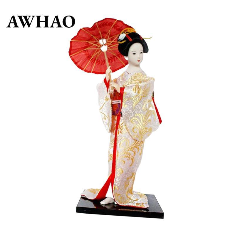 12 "Nhật Bản Geisha Phương Đông Cổ Kabuki Trang Trí Búp Bê Kimono Dân Tộc Nhật Bản Geisha Búp Bê Cho