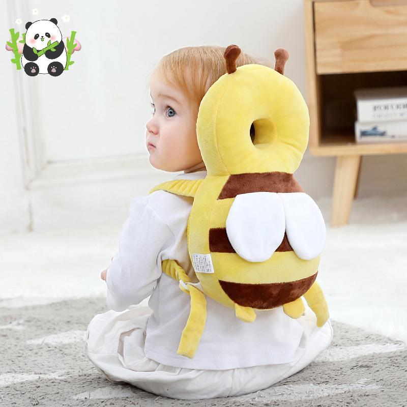 Gối phòng thủ Noggin cho bé – Thiết kế hình con ong thoáng khí và có thể điều chỉnh với chất độn bôn