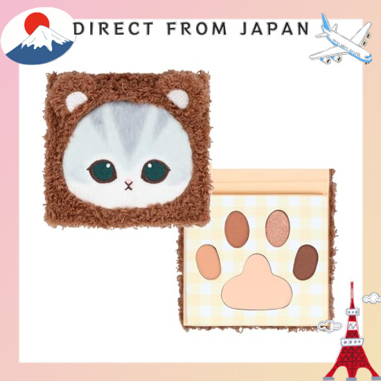 【From Japan】 shobido mofusand eyeshadow palette <orange-brown> 5 color palette with nuanced colors m