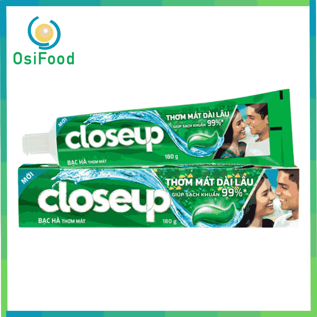 Kem đánh răng CloseUp bạc hà 180g