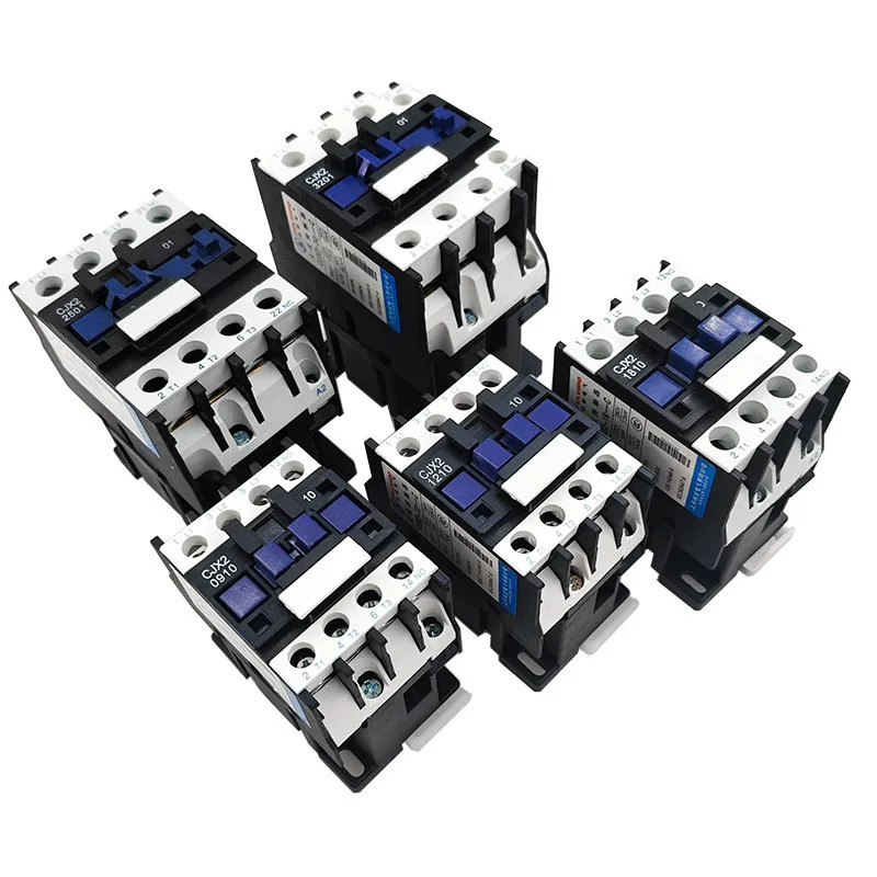 Bộ tiếp xúc AC 220V CJX2-2510 CJX2-3210 24VAC 1 pha 25A 32A tiếp xúc 380VAC 3 pha CJX2-0901 CJX2-120