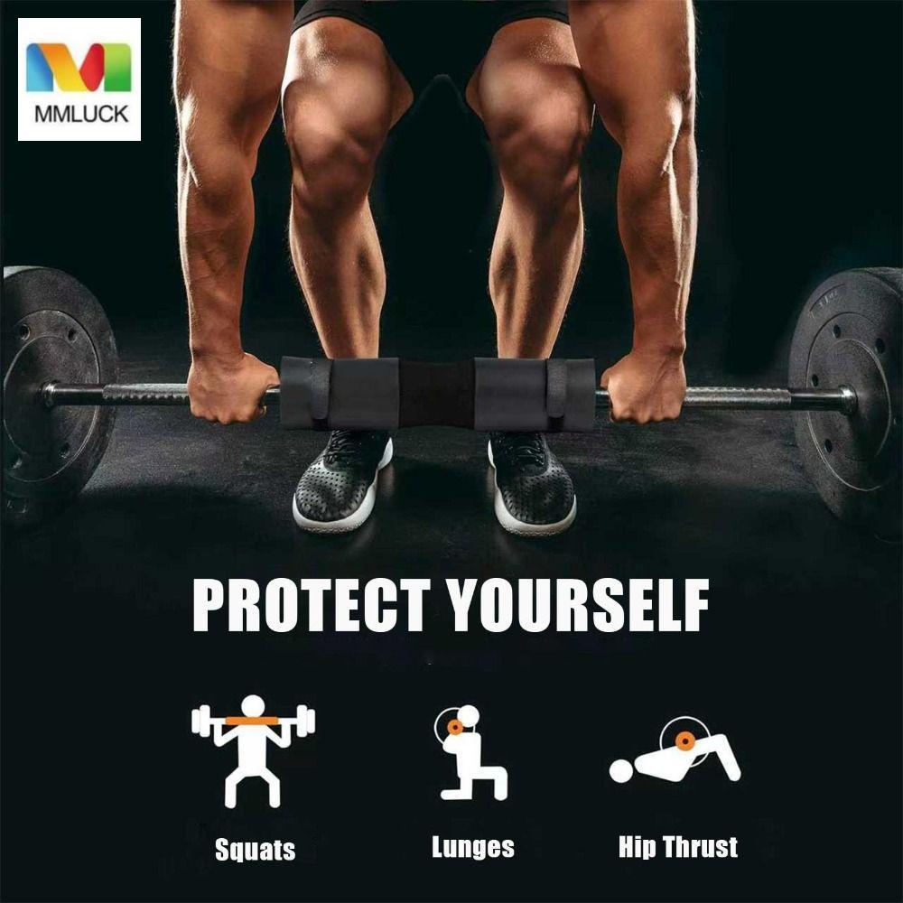 MMLUCK Barbell Pad - hỗ trợ cổ thoải mái, thiết kế chống căng thẳng dành cho bài tập lunges