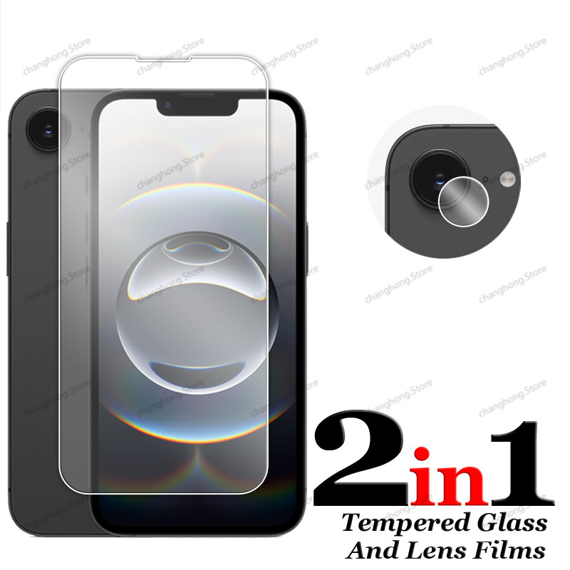 Dành Cho iPhone 17e 2026 Kính 6.1 inch Full Keo Bảo Vệ Màn Hình Trong Suốt Cho iPhone 16E Kính Cường