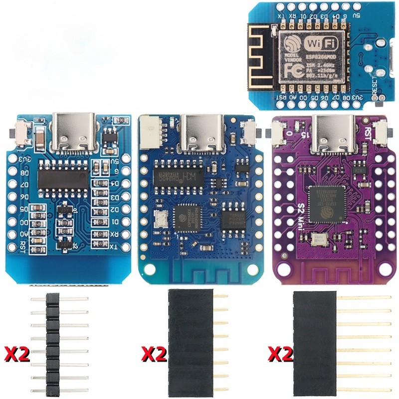 Bo Mạch Phát Triển WeMos D1 Mini Pro V3.0 Nodemcu 4MB / 16MB bytes Lua WIFI Internet ESP8266 CH340G 