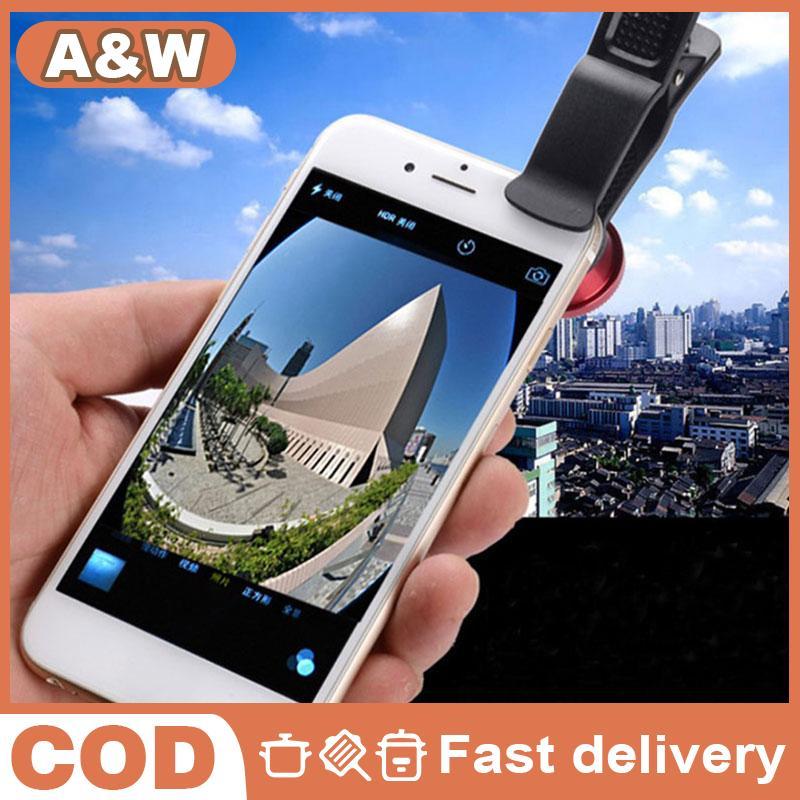 [WHP] Mắt cá điện thoại di động 3IN1 + Góc Rộng + Ống kính camera macro cho điện thoại di động phổ t