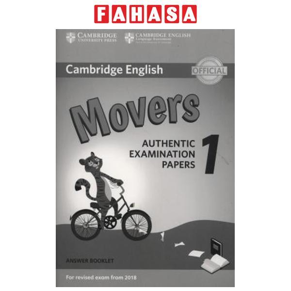 Cambridge English Movers 1 for Revised Exam from 2018  Ans Booklet