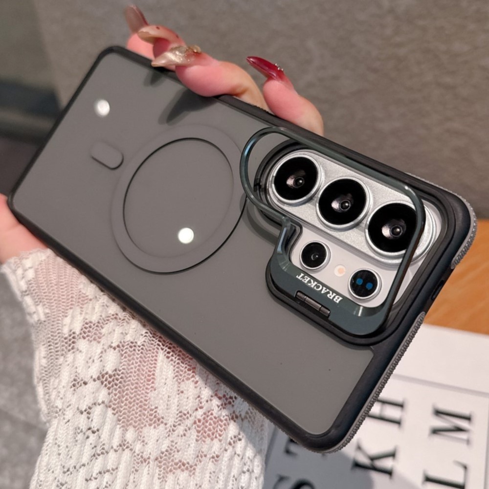 Giá Đỡ Máy Ảnh Dành Cho Samsung Galaxy S26 S25 Edge S24 S23 FE Ultra Plus Cho Từ Tính Trong Suốt Cản