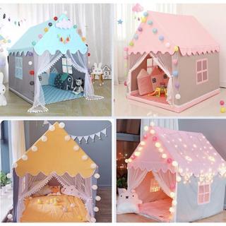 Lều cho bé cỡ lớn – Lều công chúa hoàng tử – Khung kim loại chắc chắn – Tặng đèn nháy