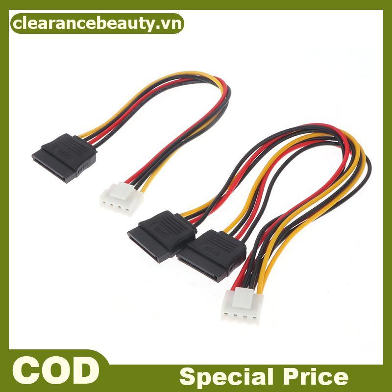 Cáp nguồn CLEARBE 4Pin sang SATA cho Camera IP HDD Power One to One / One to Two VH3.96.