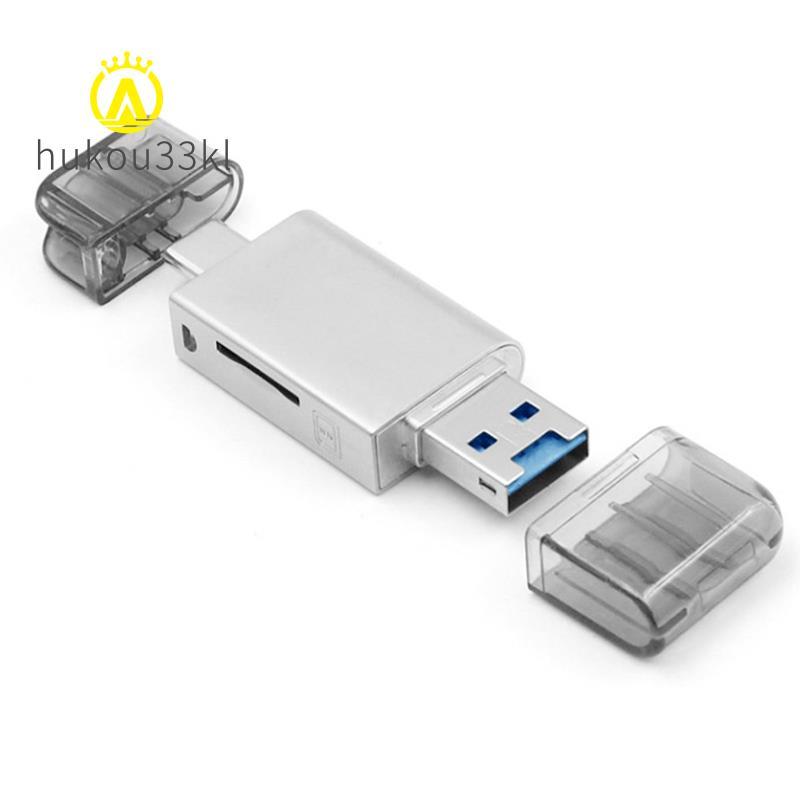 Thẻ nhớ USB-C Type C / USB 2.0 sang NM Thẻ nhớ Nano TF Micro-SD Card NM Đầu đọc tốc độ cao cho điện 
