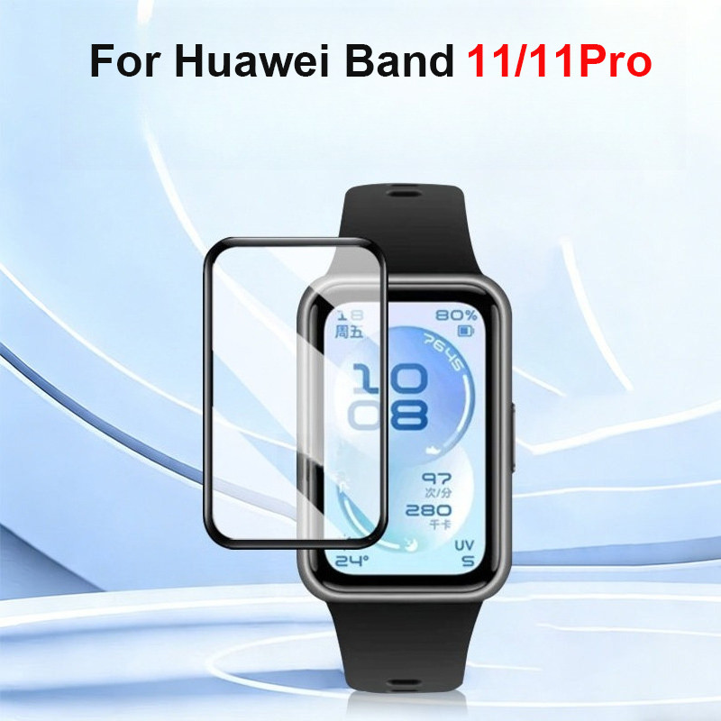 Phim bảo vệ màn hình cong 3D cho đồng hồ thông minh Huawei Band 11 Phim chống trầy xước cho Huawei Band 11 Pro