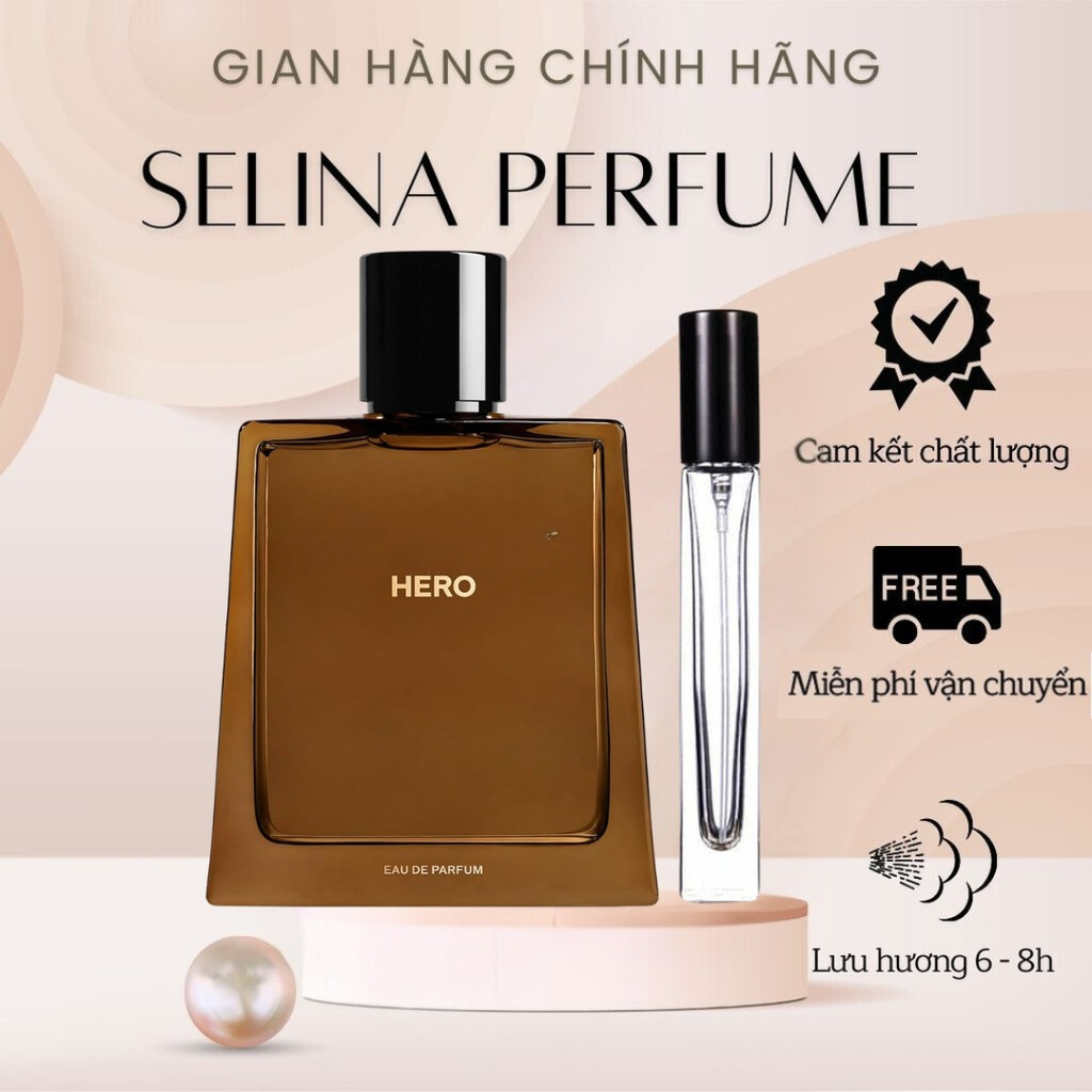 [Chính hãng] Nước Hoa Nam Chiết 10ml BBr Hero EDP – Hương Gỗ Tuyết Tùng Ấm Áp, Nam Tính Hiện Đại