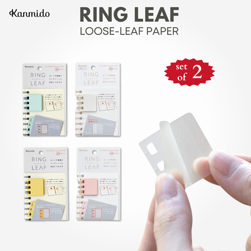 KANMIDO Ring Leaf Loose-Leaf Paper (Set of 2)