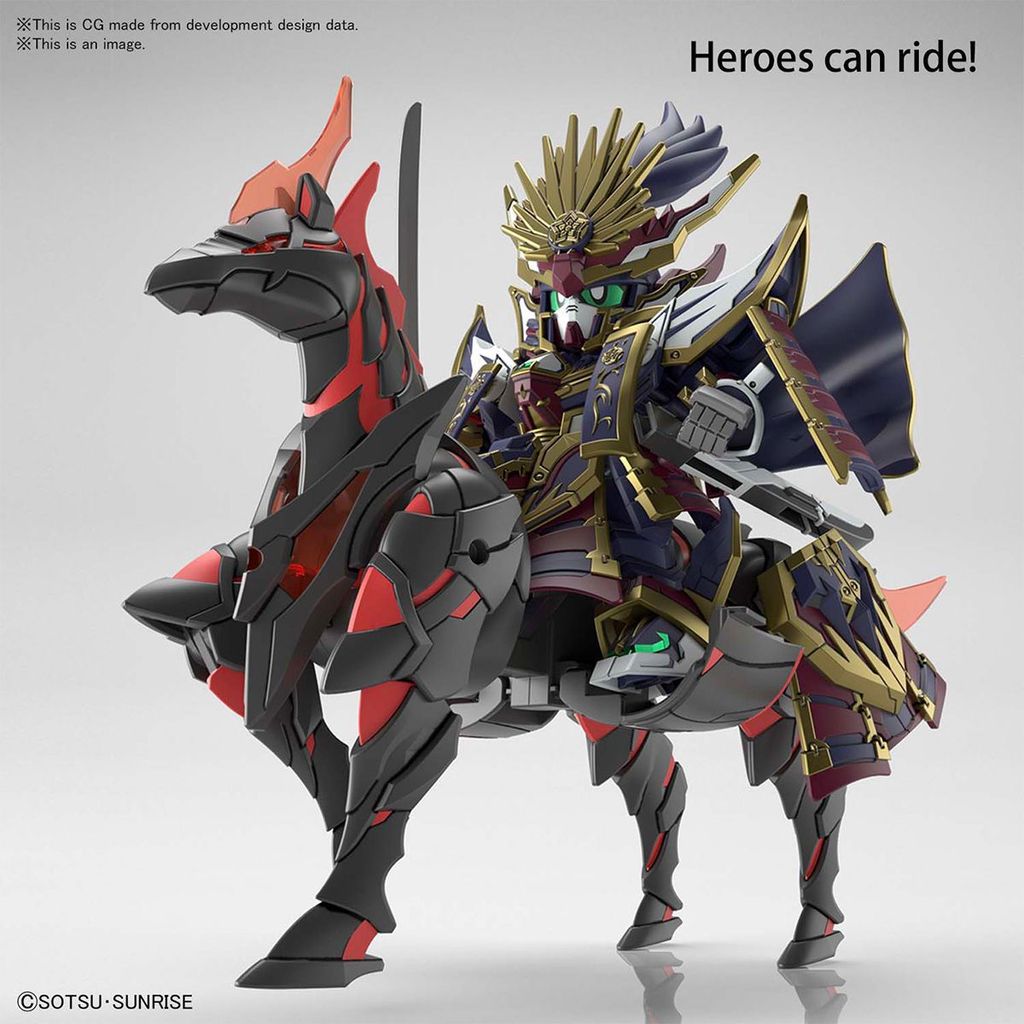 [Bandai] BB Warrior SD Gundam SDW Legend of World Heroes War Horse Army Horse Mô hình lắp ráp ngựa