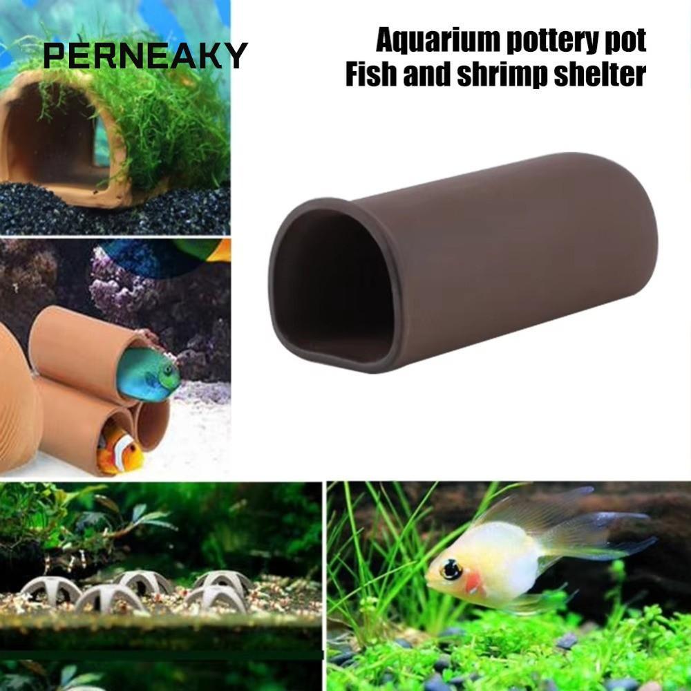 PERNEAKY Bể Cá Hang Cá, Chơi Giống Spawning Nhà Gốm Nơi trú ẩn Bể Cá Nơi trú ẩn, Thiết Kế Nơi Trú ẩn