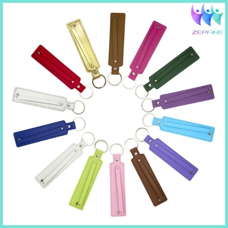 Móc khóa da PU Nio có dây đai nhỏ 8mm phù hợp cho quà tặng quyến rũ trượt 10mm 8mm