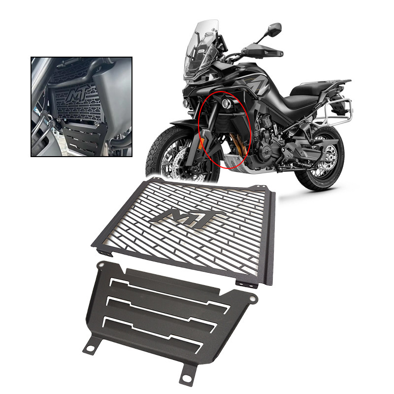 MỚI 800MT Phụ Kiện Xe Máy Tản Nhiệt Bảo Vệ Động Cơ Trượt Tấm Dành Cho CFMOTO CF 800 MT 800MT MT800 2