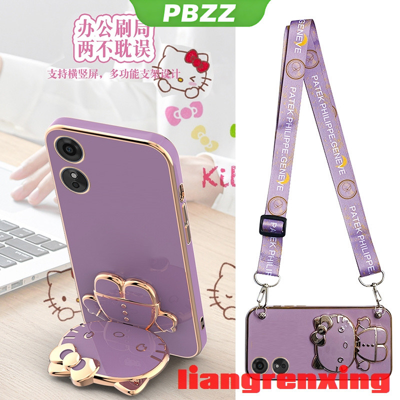 ốp điện thoại có dây đeo chéo ốp lưng OPPO A17 2022 5G OPPO A17K 5G Ốp Điện Thoại Silicon Mềm Chống 